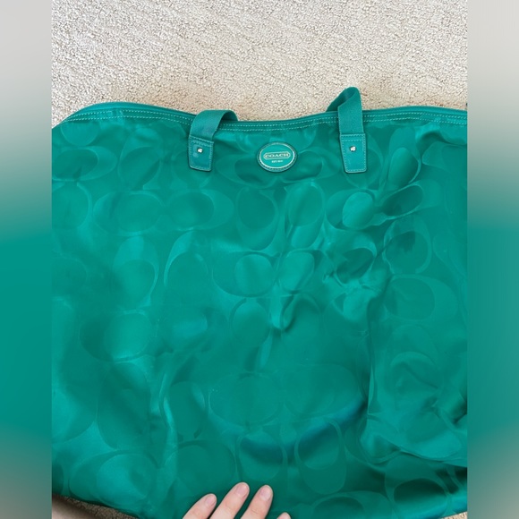 Coach packable nylon weekender tote - Picture 8 of 16